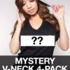 Mystery V-Neck 4-Pack - Small (Women's V-Neck Tees)(Mystery V Neck 6 Pack Small Womens V Neck Tees) -Bold Threads 4Pack 5a2876dc 463d 4b72 8df5 8f7414238402