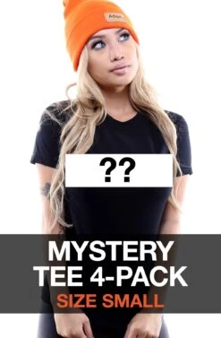 Mystery Tee 4-Pack - Small (Women's Tees)(Mystery Tee 4 Pack Small Womens Tees)