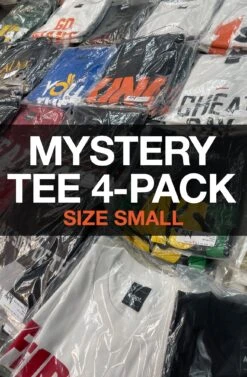 Mystery Tee 4-Pack - Small (Men's Tees)(Mystery Tee 6 Pack Small Mens Tees)
