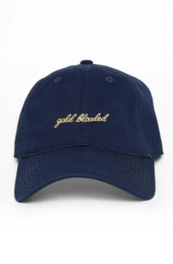Gold Blooded (Navy Low Crown Cap)(Gold Blooded Navy Low Crown Cap)