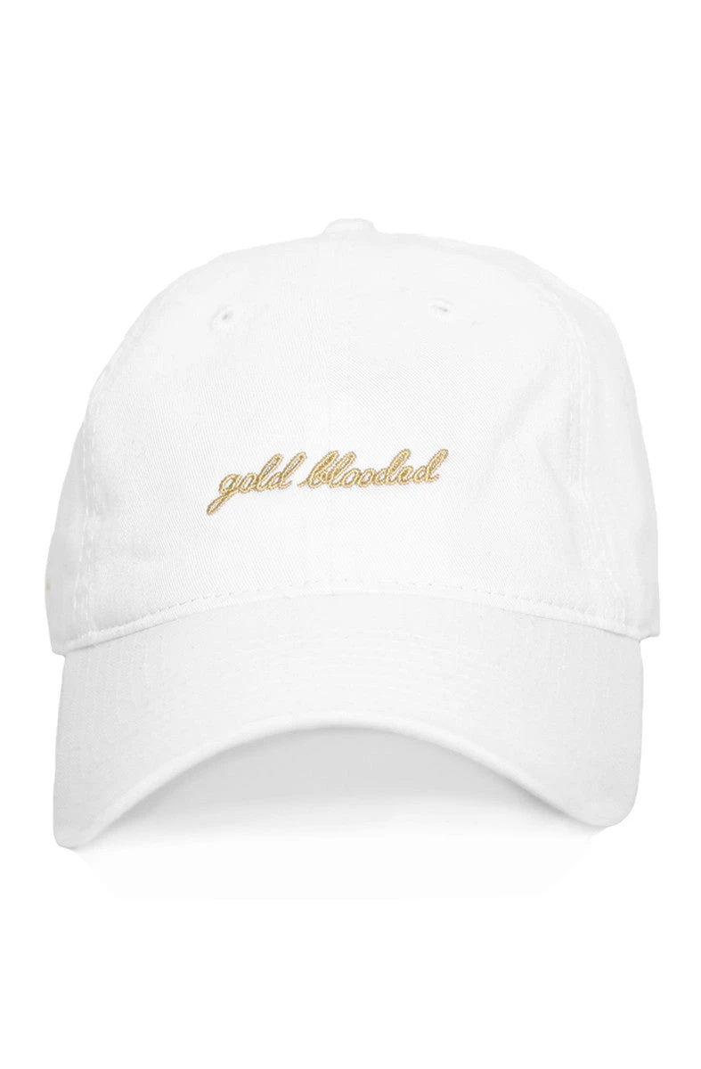 Gold Blooded (White Low Crown Cap)(Gold Blooded White Low Crown Cap) 3 Gold Blooded (White Low Crown Cap)(Gold Blooded White Low Crown Cap)