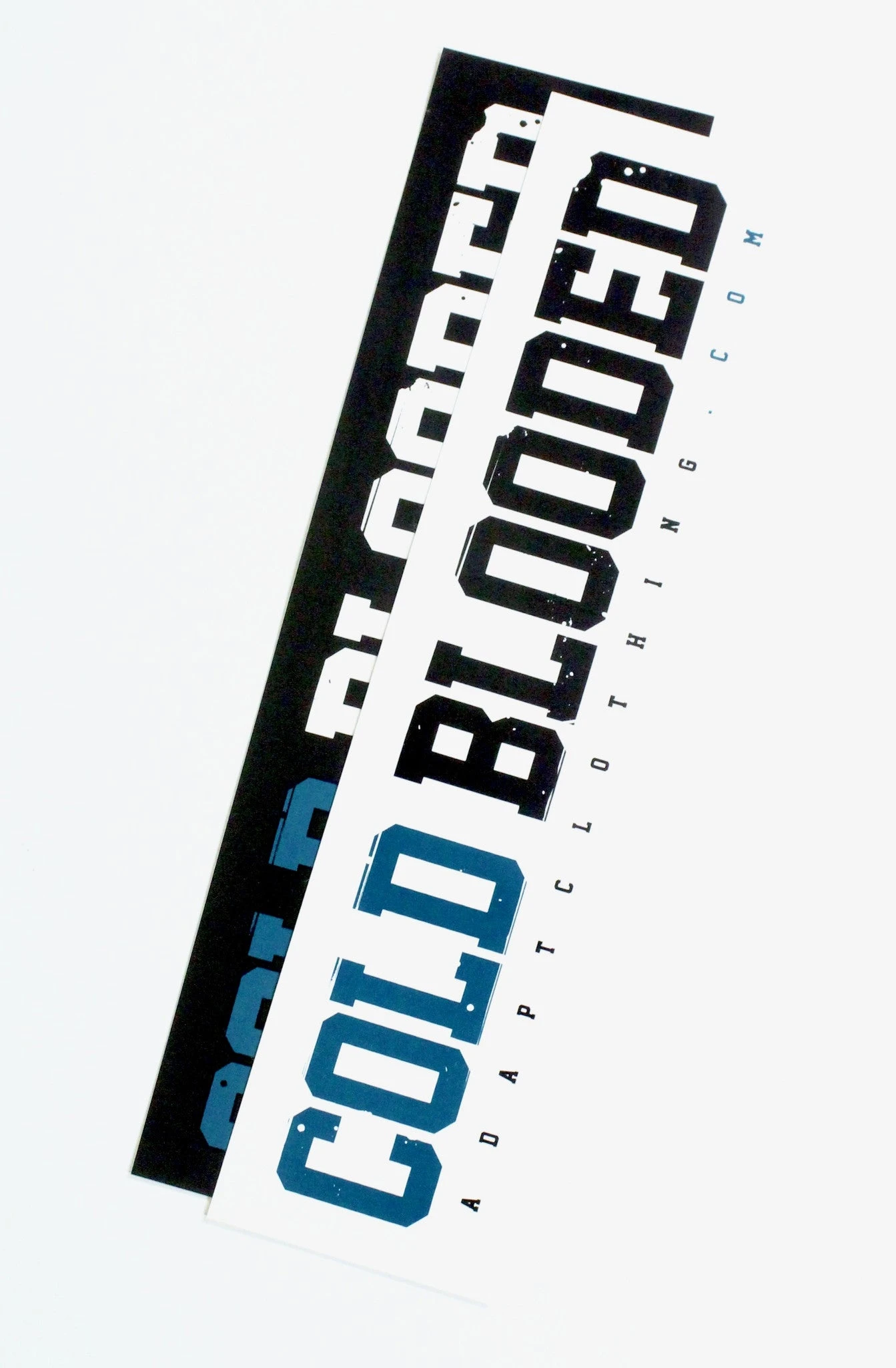 Cold Blooded II (Black And White Sticker 2-Pack)(Cold Blooded Sticker 2 Pack) 2 Cold Blooded II (Black And White Sticker 2-Pack)(Cold Blooded Sticker 2 Pack)