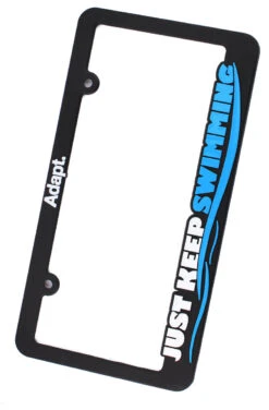 Keep Swimming (License Plate Frame)(Keep Swimming License Plate Frame)