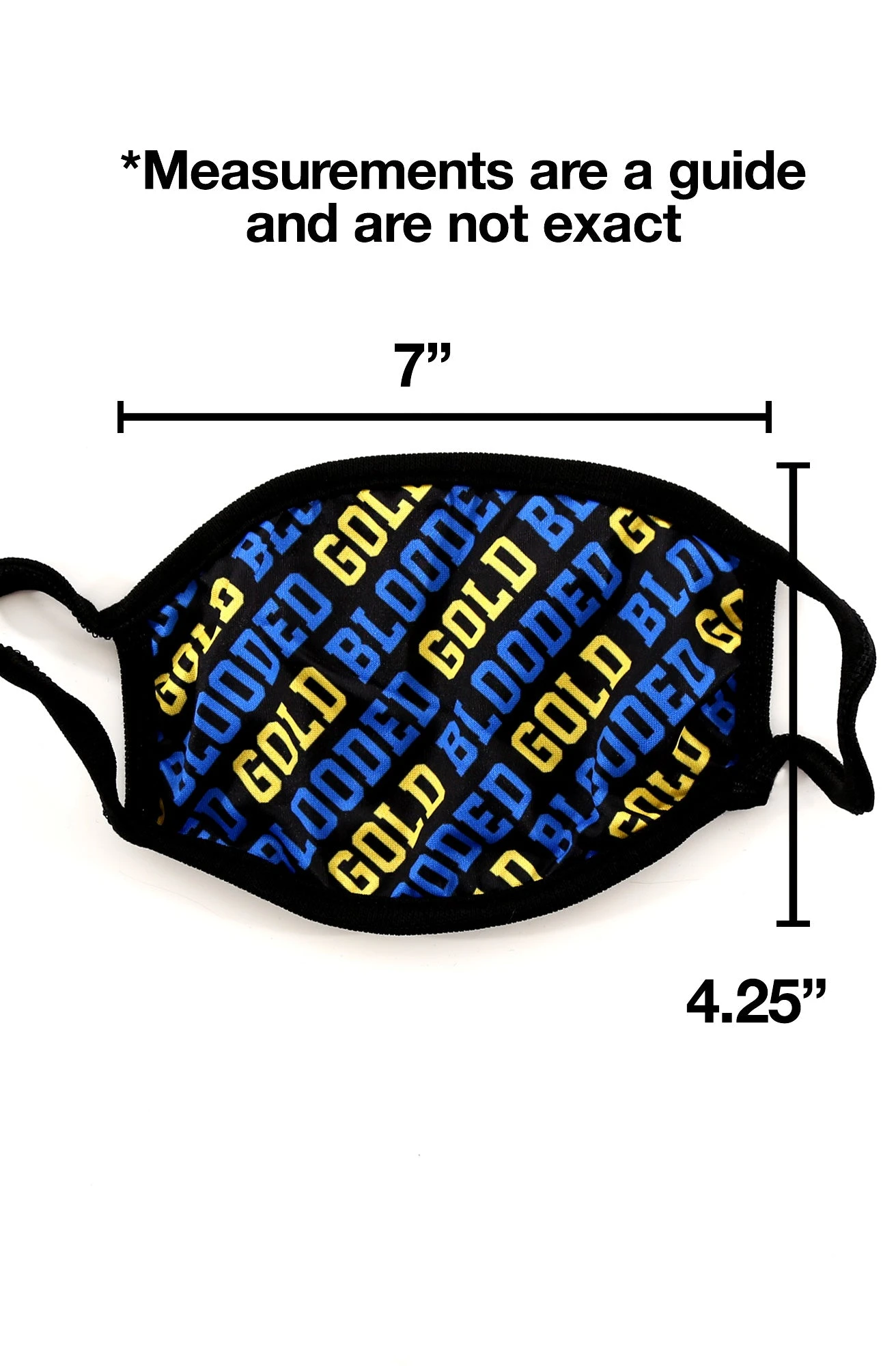 Gold Blooded (Black/Royal Original Face Mask)(Gold Blooded Black Royal Original Face Mask) 4 Gold Blooded (Black/Royal Original Face Mask)(Gold Blooded Black Royal Original Face Mask) - Image 2