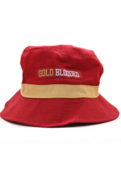 Gold Blooded (Red Bucket Hat)(Gold Blooded Red Bucket Hat)