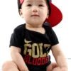 Gold Blooded (Baby Black/Red Onesie)(Gold Blooded Baby Black Red Onesie 2024) -Bold Threads Zoom1 0f6706e0 9874 4522 bc65 33045bf28730