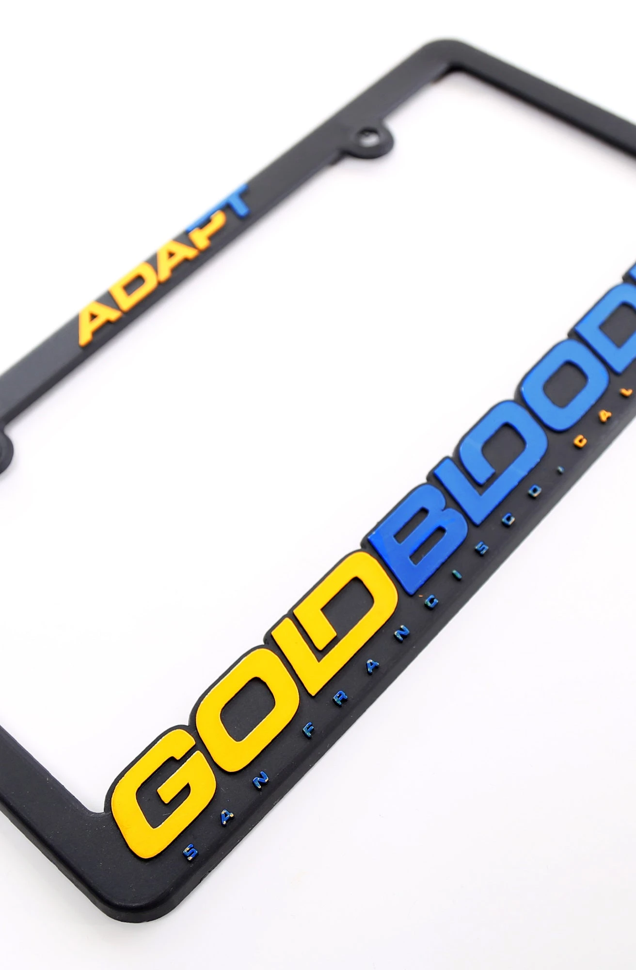 Gold Blooded RPM (Black/Royal License Plate Frame)(Gold Blooded Rpm Black Royal License Plate Frame) 4 Gold Blooded RPM (Black/Royal License Plate Frame)(Gold Blooded Rpm Black Royal License Plate Frame) - Image 2