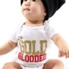 Gold Blooded (Baby White/Red Onesie)(Gold Blooded Baby White Red Onesie 1) -Bold Threads Zoom1 23acc097 2693 4f36 88e6 0f9e61dcdeb4