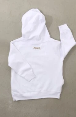 Gold Blooded (Tykes Unisex White/Red Hoody)(Gold Blooded Tykes Unisex White Red Hoody) -Bold Threads Zoom1 2a28977e aaba 4aba 9c59 34bd41244c40