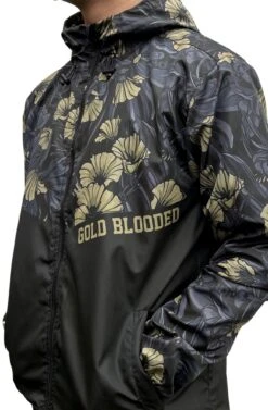 SAVS X Adapt :: Gold Blooded Floral (Men's Black/Gold Full-Zip Jacket)(Savs X Adapt Gold Blooded Floral Mens Black Gold Full Zip Jacket) -Bold Threads Zoom1 8a91bf1e 1629 4538 a5dc 44fce931598b