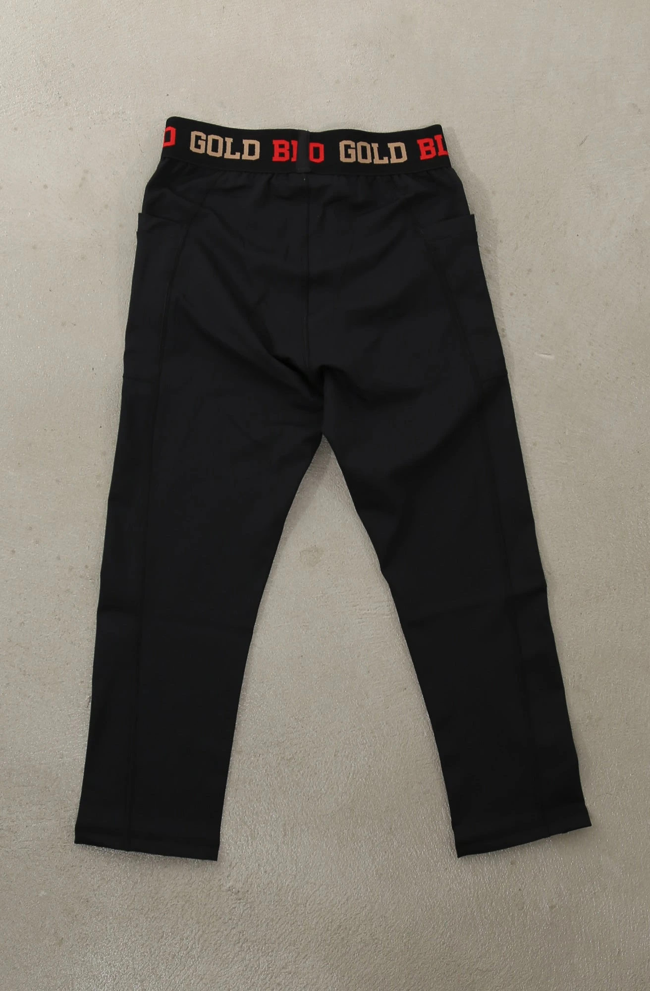 SAVS X Adapt :: Gold Blooded (Women's Black/Red Sport Leggings)(Savs X Adapt Gold Blooded Womens Black Red Sport Leggings) 4 SAVS X Adapt :: Gold Blooded (Women's Black/Red Sport Leggings)(Savs X Adapt Gold Blooded Womens Black Red Sport Leggings) - Image 2