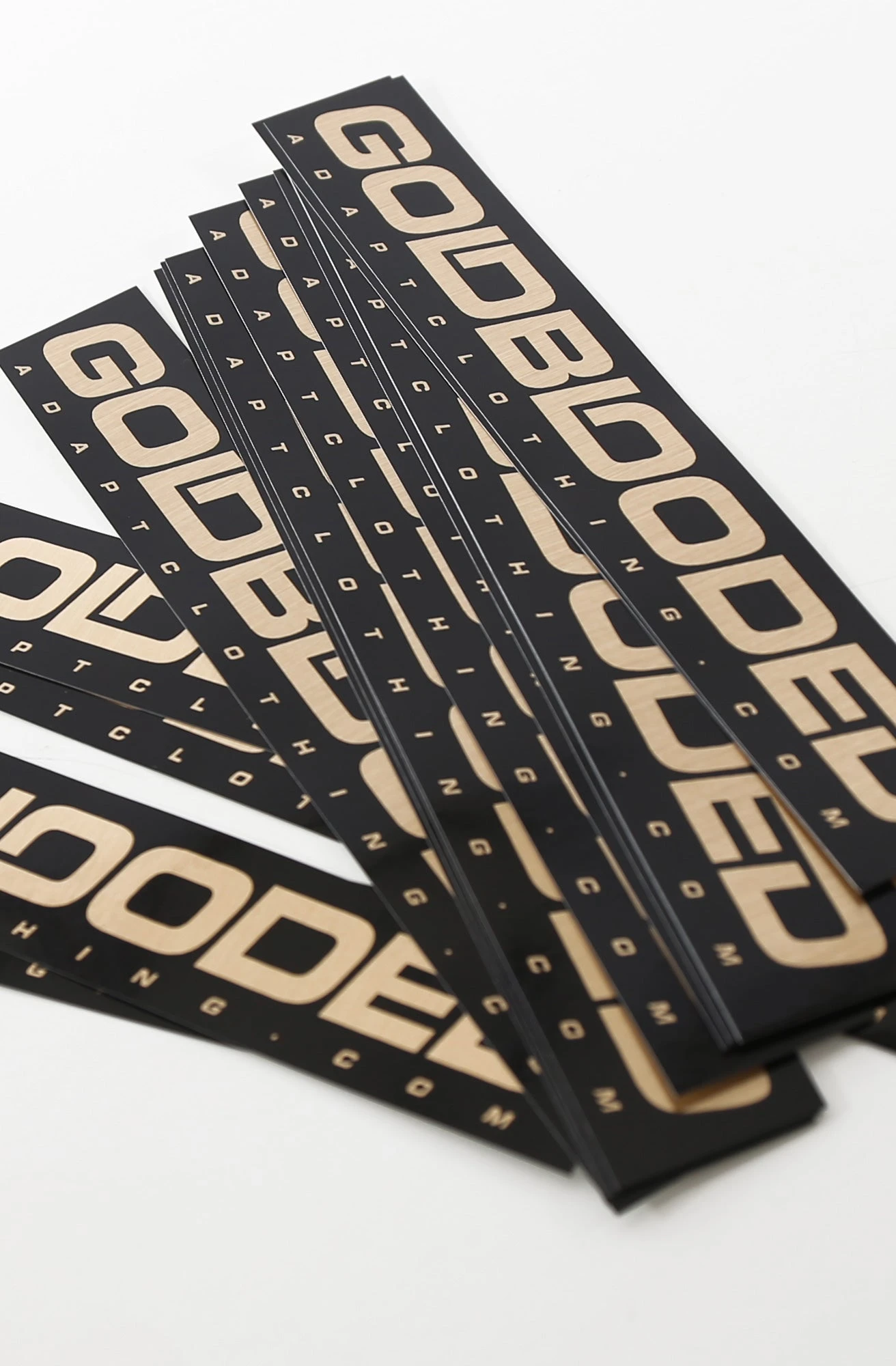 Gold Blooded RPM (Black/Gold Shimmer Sticker 2-Pack)(Gold Blooded Rpm Black Gold Shimmer Sticker 2 Pack) 4 Gold Blooded RPM (Black/Gold Shimmer Sticker 2-Pack)(Gold Blooded Rpm Black Gold Shimmer Sticker 2 Pack) - Image 2