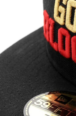 New Era X Adapt :: Gold Blooded (Black/Red 59/50 Fitted Cap)(New Era X Adapt Gold Blooded 59 50 Fitted Cap1) -Bold Threads Zoom2 2c35589c a4f4 40f3 b631 40487748c28f