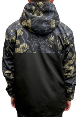 SAVS X Adapt :: Gold Blooded Floral (Men's Black/Gold Full-Zip Jacket)(Savs X Adapt Gold Blooded Floral Mens Black Gold Full Zip Jacket) -Bold Threads Zoom2 4f0003f8 ab4c 4a5f bf75 4d959a32076a