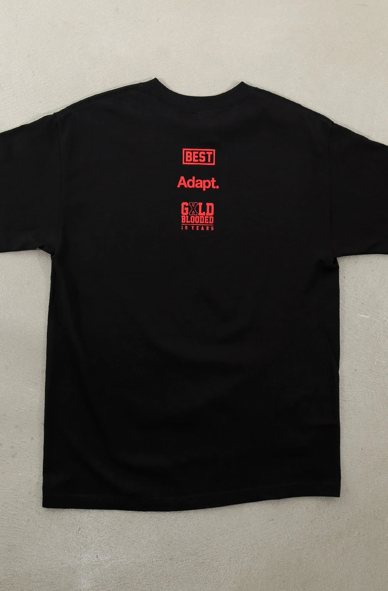 Breezy Excursion X Adapt :: Gold Blooded Breezy (Men's Black Tee)(Breezy Excursion X Adapt Gold Blooded Breezy Mens Black Tee 1) 4 Breezy Excursion X Adapt :: Gold Blooded Breezy (Men's Black Tee)(Breezy Excursion X Adapt Gold Blooded Breezy Mens Black Tee 1) - Image 2