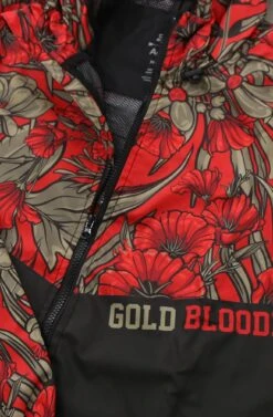 SAVS X Adapt :: Gold Blooded Floral (Men's Black/Red Full-Zip Jacket)(Savs X Adapt Gold Blooded Floral Mens Black Red Full Zip Jacket 1) -Bold Threads Zoom2 bcaa2b37 7589 4eda 959c 3166c0303461