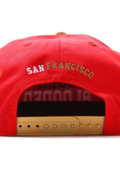 Gold Blooded (Red Snapback Cap)(Gold Blooded Red Snapback Cap) -Bold Threads Zoom2 dab5a2f8 d9ef 435e ac08 fad50cd31ba0
