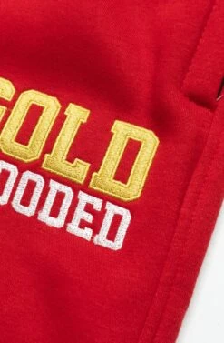 SAVS X Adapt :: Gold Blooded SFC (Men's Red Sweat Pants)(Savs X Adapt Gold Blooded Sfc Mens Red Sweat Pants) -Bold Threads Zoom2 e5594d22 a9cb 457f ba25 189206048d88