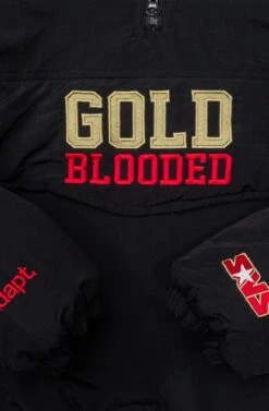 SAVS X Adapt :: Gold Blooded SFC (Men's Black/Gold Stadium Jacket)(Savs X Adapt Gold Blooded Sfc Mens Black Gold Stadium Jacket) -Bold Threads Zoom2 fe0f7878 b471 4f9f a1c1 c726c4f2304a