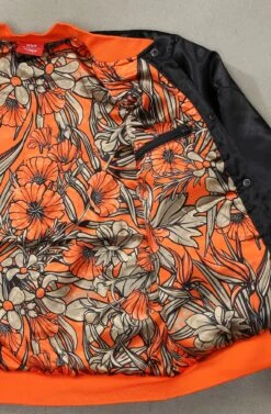 SAVS X Adapt :: Gold Blooded SFC (Men's Black/Orange Satin Jacket)(Savs X Adapt Gold Blooded Sfc Mens Black Orange Satin Jacket) -Bold Threads Zoom3 1253458e d702 4e45 9102 1d3d66ed8bb5