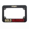 Gold Blooded (Black/Red Motorcycle License Plate Frame)(Gold Blooded Motorcycle License Plate Frame) -Bold Threads Zoom3 326483bd 4051 4d6b 9972 500a783b4834