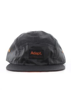 CTA (Black/Orange Ripstop Camp Hat)(Cta Black Orange Ripstop 5 Panel Cap)
