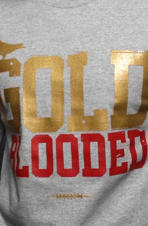Gold Blooded (Men's Heather/Red Tee)(Gold Blooded Mens Heather Gold Tee) 4 Gold Blooded (Men's Heather/Red Tee)(Gold Blooded Mens Heather Gold Tee) - Image 2