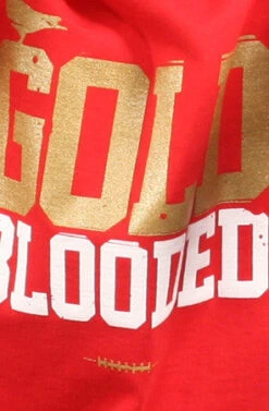 Gold Blooded (Tykes Unisex Red Tee)(Gold Blooded Tyke Unisex Red Tee) -Bold Threads Zoom9493009 4a6f7ea6 436d 477e b5f1 dd972840dbf0