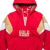 SAVS X Adapt :: Gold Blooded SFC (Men's Red/Gold Stadium Jacket)(Savs X Adapt Gold Blooded Sfc Mens Red Gold Stadium Jacket1) -Bold Threads ZoomLarger d93e7c1b 7ebe 44c9 bcff c05552505d9f