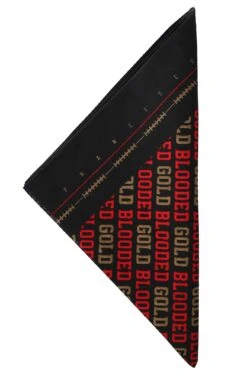 Gold Blooded (Black Bandana)(Gold Blooded Black Red Bandana)