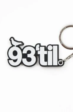 Hieroglyphics X Adapt :: 93 Til (Black/White Keychain)(Hieroglyphics X Adapt 93 Til Black White Keychain)