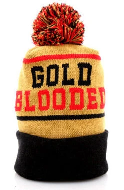 Gold Blooded (Gold/Red Beanie)(Gold Blooded Gold Beanie)