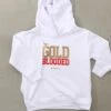 Gold Blooded (Tykes Unisex White/Red Hoody)(Gold Blooded Tykes Unisex White Red Hoody) -Bold Threads Zoom 0b403a60 1e10 4b11 8668 11b1a5b01ed6