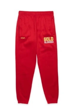 SAVS X Adapt :: Gold Blooded SFC (Men's Red Sweat Pants)(Savs X Adapt Gold Blooded Sfc Mens Red Sweat Pants)