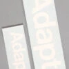 CTA Vinyl (4" + 6" White Sticker 2-Pack)(Cta Vinyl Sticker 2 Pack White) 1 CTA Vinyl (4" + 6" White Sticker 2-Pack)(Cta Vinyl Sticker 2 Pack White) -Bold Threads Zoom 1819725