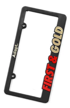 First And Gold (License Plate Frame)(First And Gold License Plate Frame)