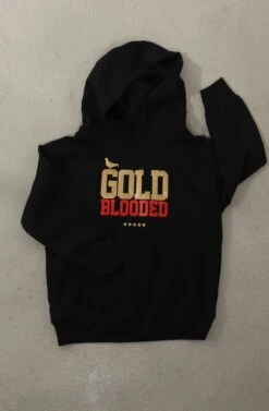 Gold Blooded (Tykes Unisex Black Hoody)(Gold Blooded Tykes Unisex Black Hoody)