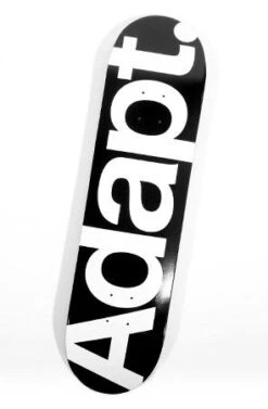 CTA (Black/White Skateboard Deck)(Cta Black White Skateboard Deck)