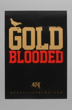 Gold Blooded (Black/Red Poster)(Gold Blooded Poster)