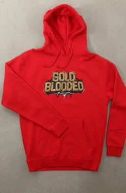Illuminaries X Adapt :: Gold Blooded Forever (Men's Red Hoody)(Illuminaries X Adapt Gold Blooded Forever Mens Red Hoody)
