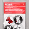 Ashley Vee X Adapt :: Kitty (Button 4-Pack)(Buttons The Kitty Pack) 1 Ashley Vee X Adapt :: Kitty (Button 4-Pack)(Buttons The Kitty Pack) -Bold Threads Zoom 4663396