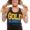 Gold Blooded (Women's Black/Royal Tank Top)(Gold Blooded Womens Black Royal Tank Top) -Bold Threads Zoom 5141674