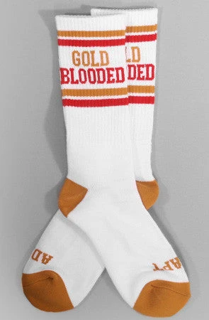 Gold Blooded (White/Red Socks)(Gold Blooded Socks White) 3 Gold Blooded (White/Red Socks)(Gold Blooded Socks White)