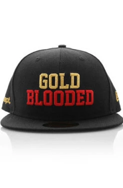 New Era X Adapt :: Gold Blooded (Black/Red 59/50 Fitted Cap)(New Era X Adapt Gold Blooded 59 50 Fitted Cap1)