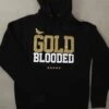 Gold Blooded (Men's Black/White/Gold Hoody)(Gold Blooded Mens Black White Gold Hoody 1) -Bold Threads Zoom 6d5e137d fe61 4e90 bfe9 7ca62a563bfd