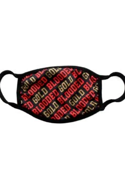 Gold Blooded (Black/Red Original Face Mask)(Gold Blooded Black Red Original Face Mask)