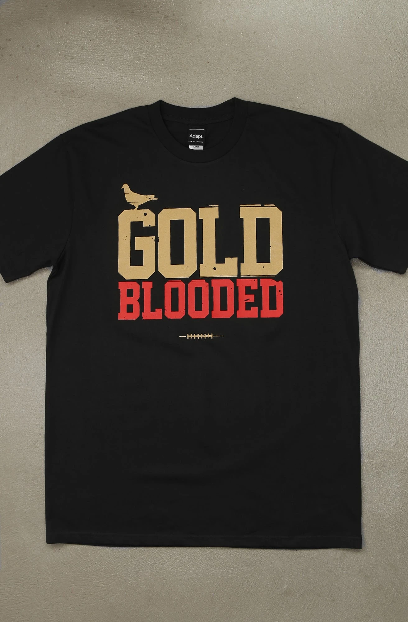 Gold Blooded (Men's Coal/Red Tee)(Gold Blooded Mens Coal Red Tee) 3 Gold Blooded (Men's Coal/Red Tee)(Gold Blooded Mens Coal Red Tee)