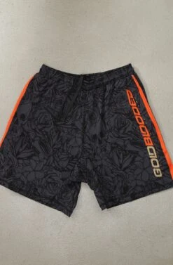SAVS X Adapt :: Gold Blooded RPM (Men's Black/Orange Hybrid Shorts)(Savs X Adapt Gold Blooded Rpm Mens Black Orange Hybrid Shorts)