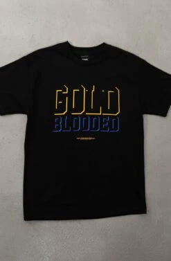 Gold Blooded Eclipse (Men's Black/Royal Tee)(Gold Blooded Eclipse Mens Black Royal Tee 1)