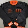 SAVS X Adapt :: Gold Blooded SFC (Men's Black/Orange Satin Jacket)(Savs X Adapt Gold Blooded Sfc Mens Black Orange Satin Jacket) -Bold Threads Zoom 8b669ebb 4bde 4eab bbf9 036d62c892f5